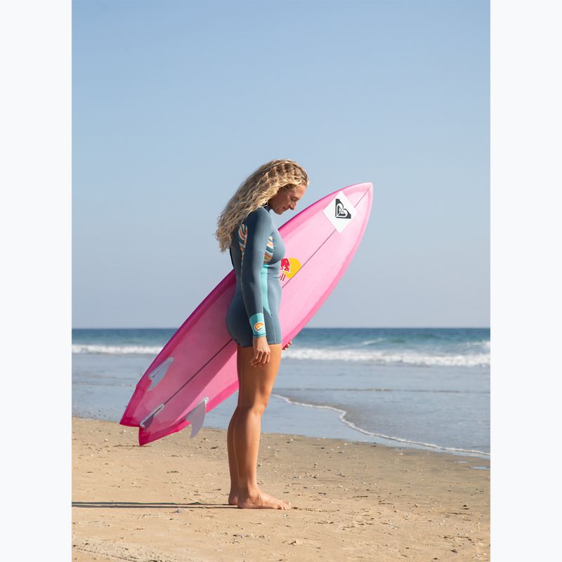 Pianka do pływania damska ROXY 2 mm Swell Series Back Zip Springsuit Qlock starglazer 10