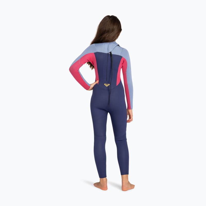 Pianka do pływania dziecięca ROXY 4/3 mm Prologue Back Zip GBS Wetsuit dark denim 2