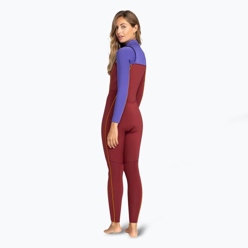 Pianka do pływania damska ROXY 4/3 mm Rise Chest Zip GBS pomegranate 2