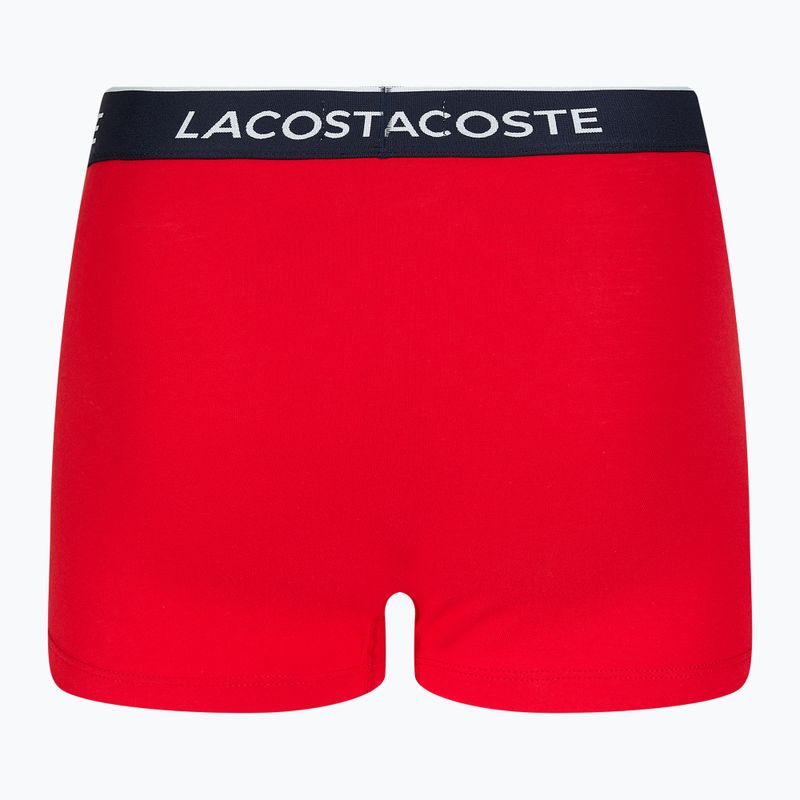 Bokserki Lacoste 5H3389 W64 3 pary navy blue/red methylene 6
