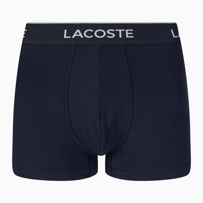 Bokserki Lacoste 5H3389 W64 3 pary navy blue/red methylene 8