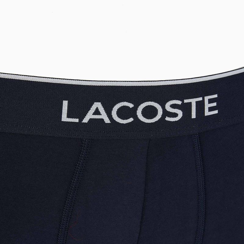 Bokserki Lacoste 5H3389 W64 3 pary navy blue/red methylene 10