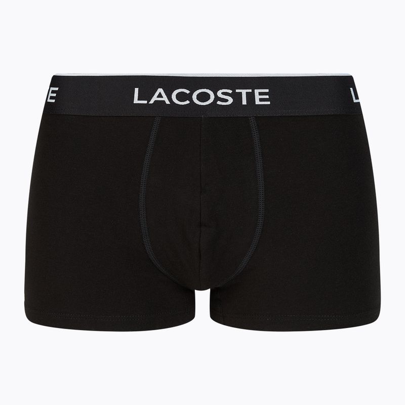 Bokserki Lacoste 5H3389 NUA 3 pary black/white/silver chine 8