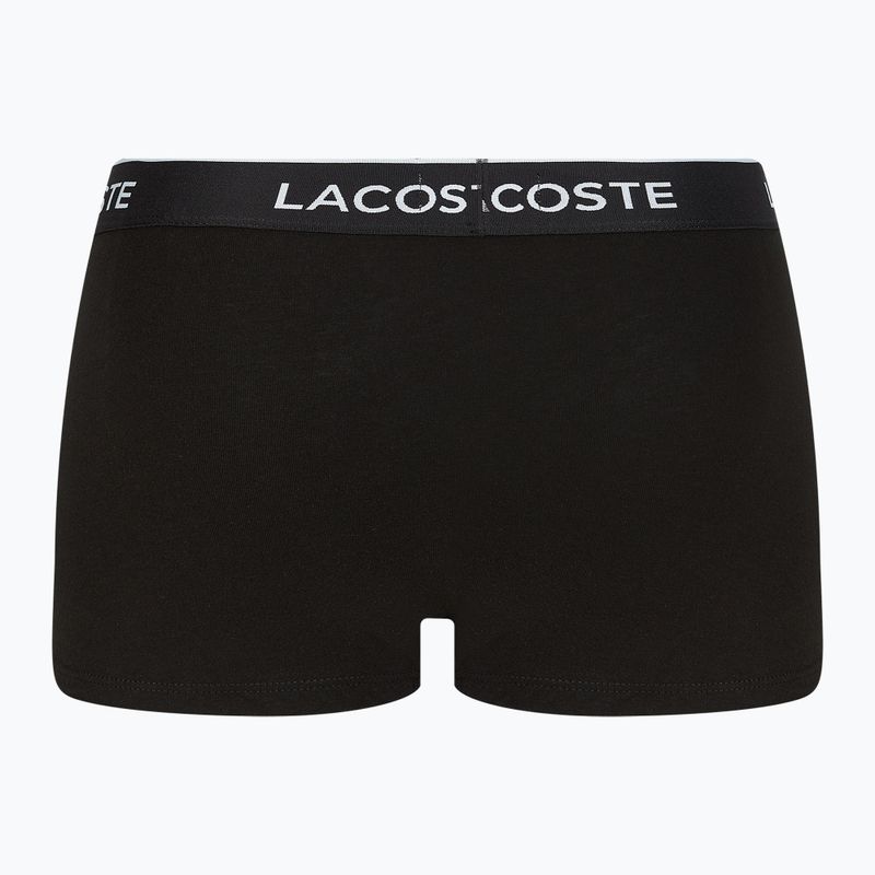 Bokserki Lacoste 5H3389 NUA 3 pary black/white/silver chine 9