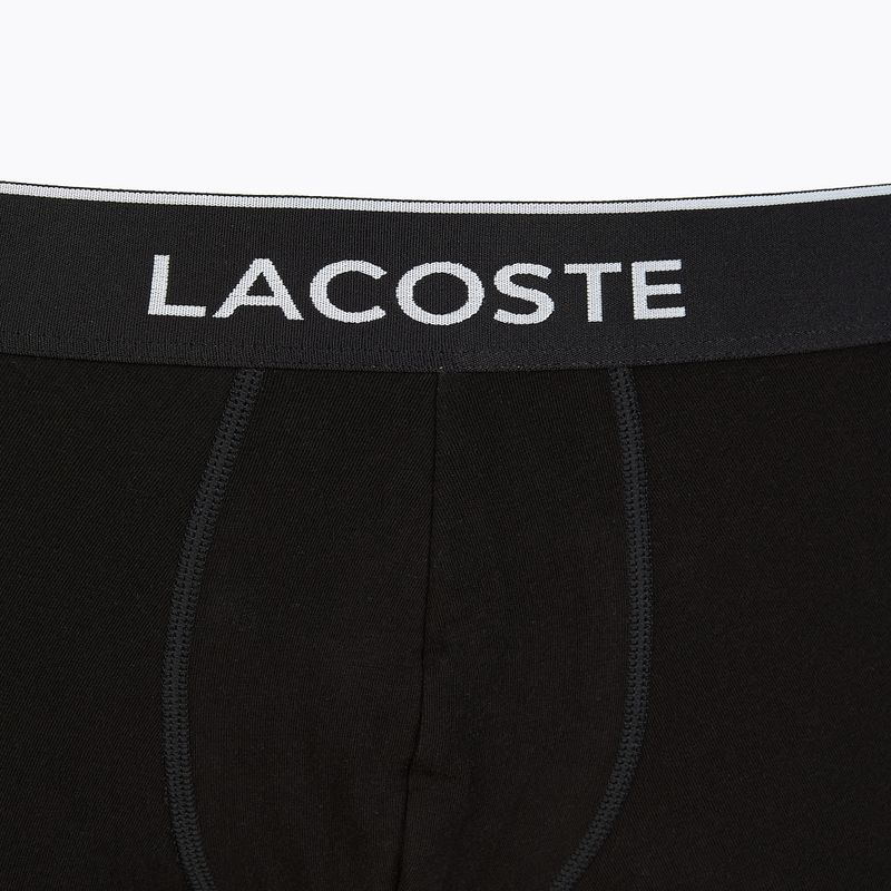 Bokserki Lacoste 5H3389 NUA 3 pary black/white/silver chine 10