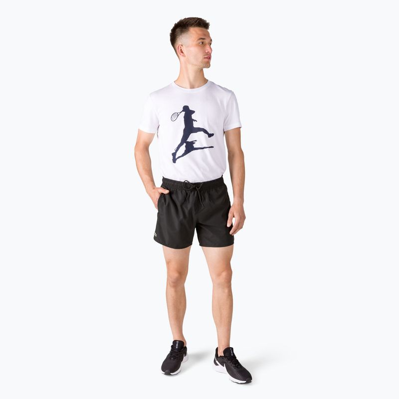 Szorty kąpielowe męskie Lacoste MH6270 black/navy blue 2