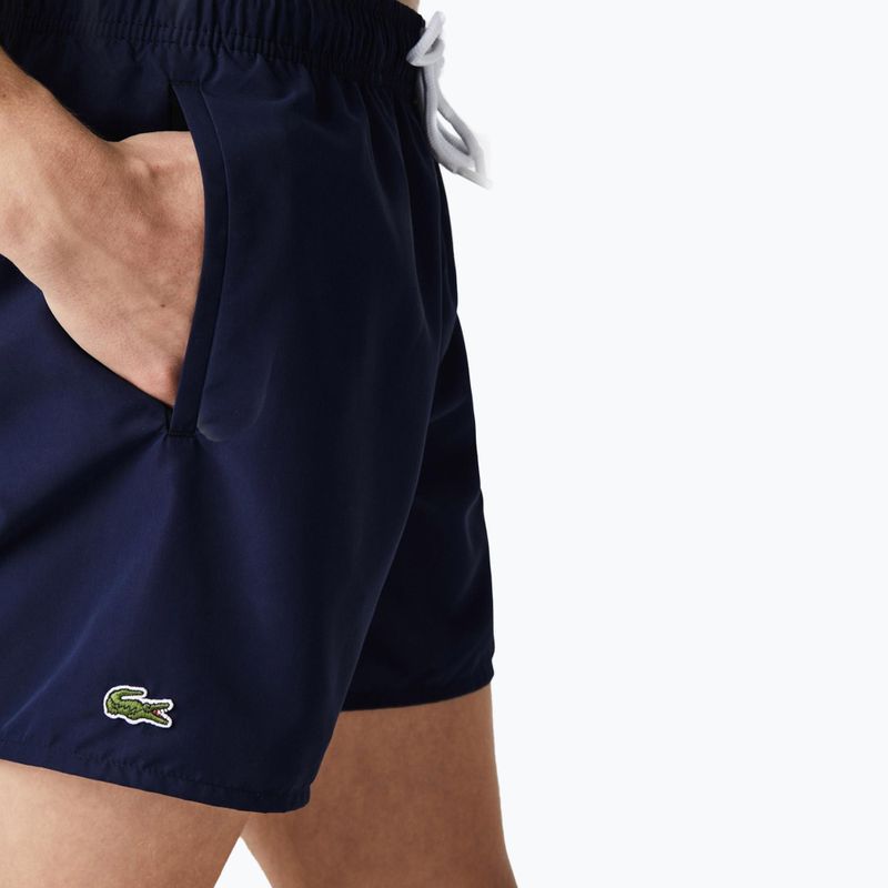 Szorty kąpielowe męskie Lacoste MH6270 navy blue/black 4