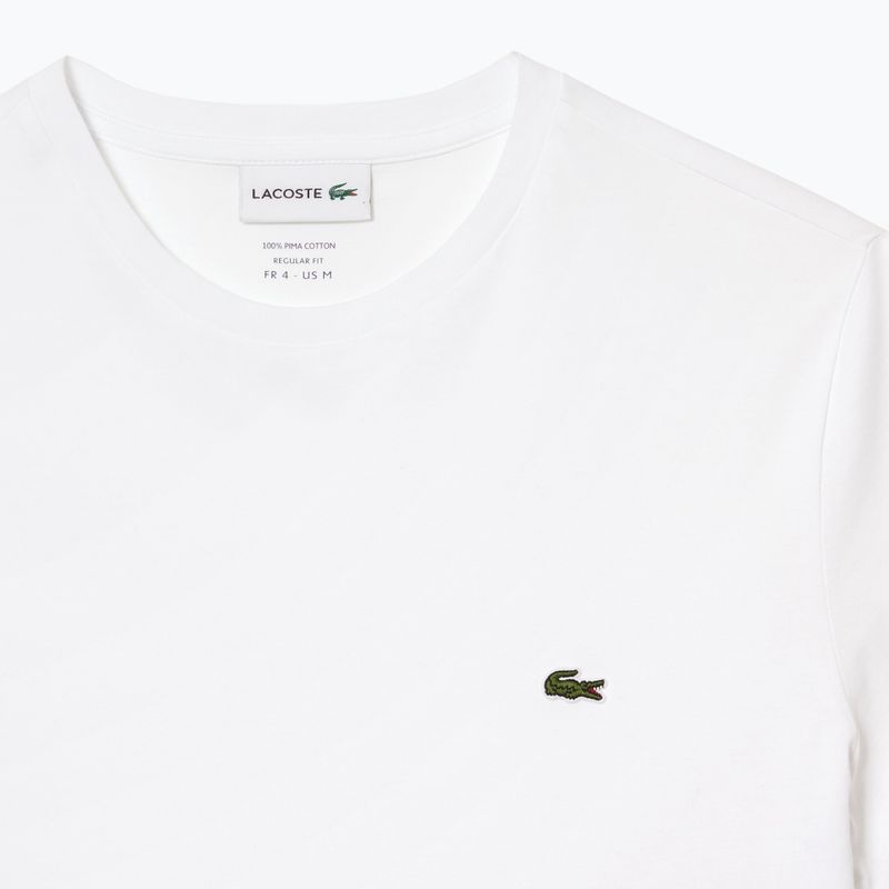 Koszulka męska Lacoste TH6709 white 4