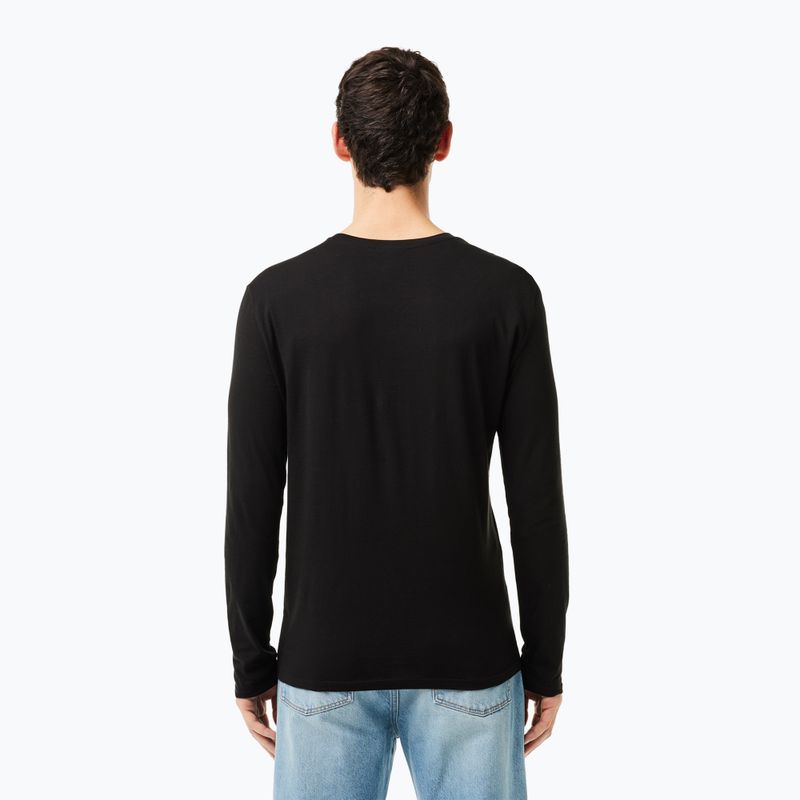 Longsleeve męskie Lacoste TH6712 black 2