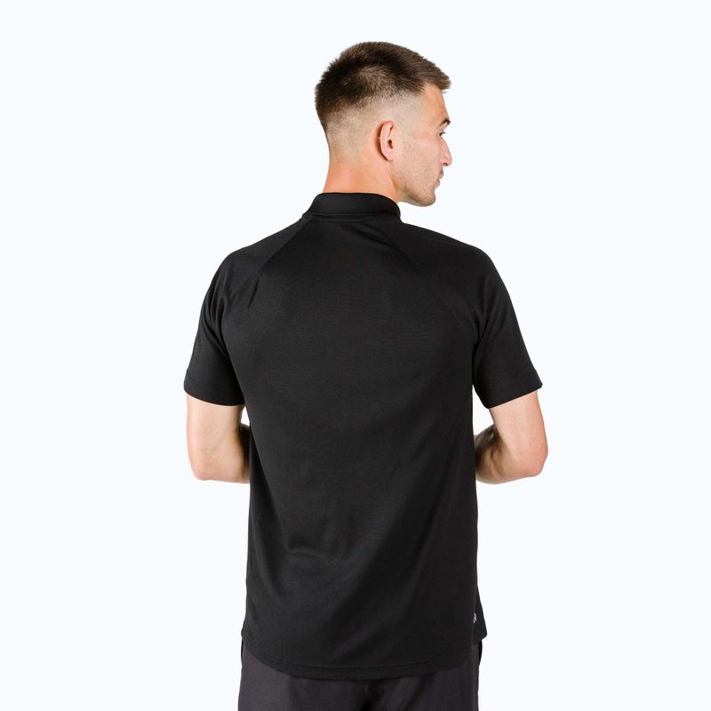 Koszulka polo męska Lacoste DH3201 black 3