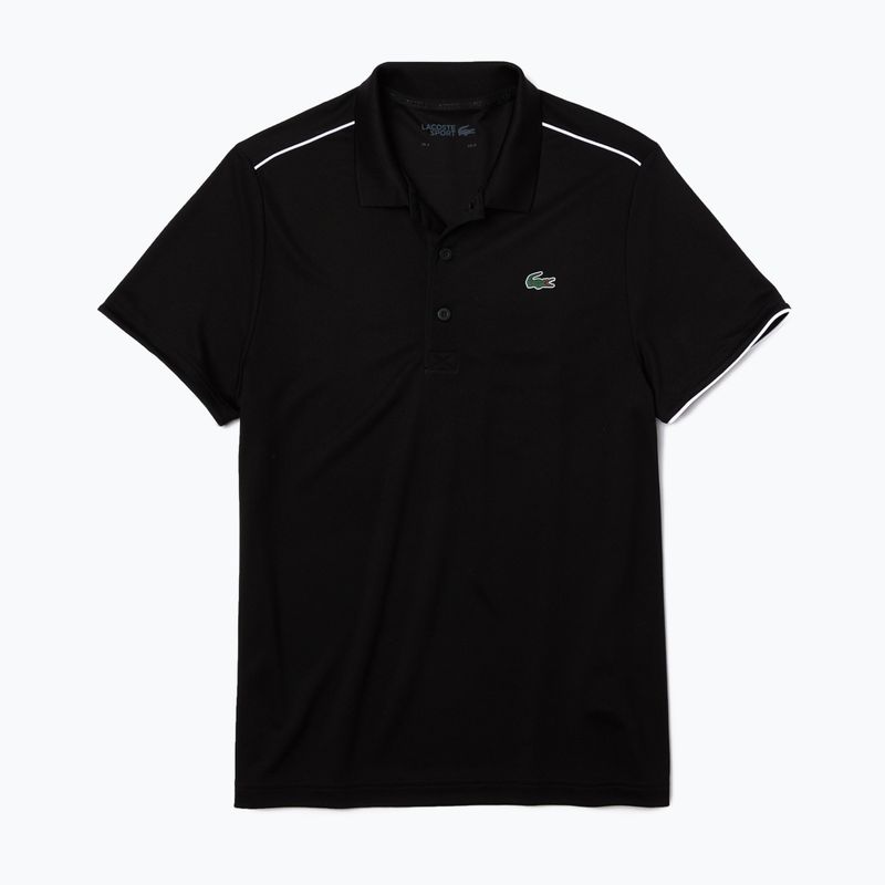 Koszulka polo męska Lacoste DH2094 black/white 5