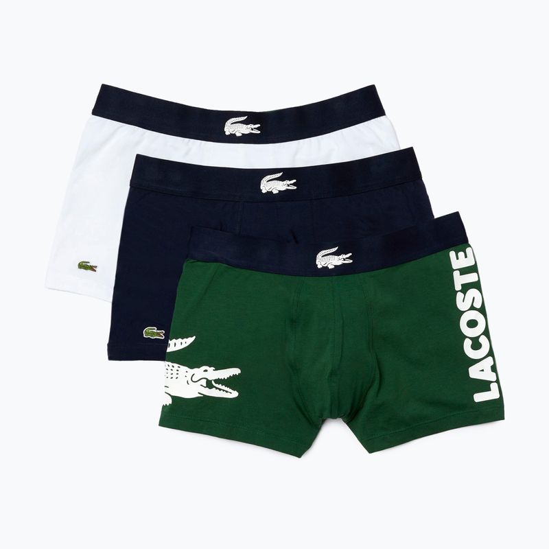 Bokserki Lacoste 5H1803 3 pary thyme/navy blue/white 14