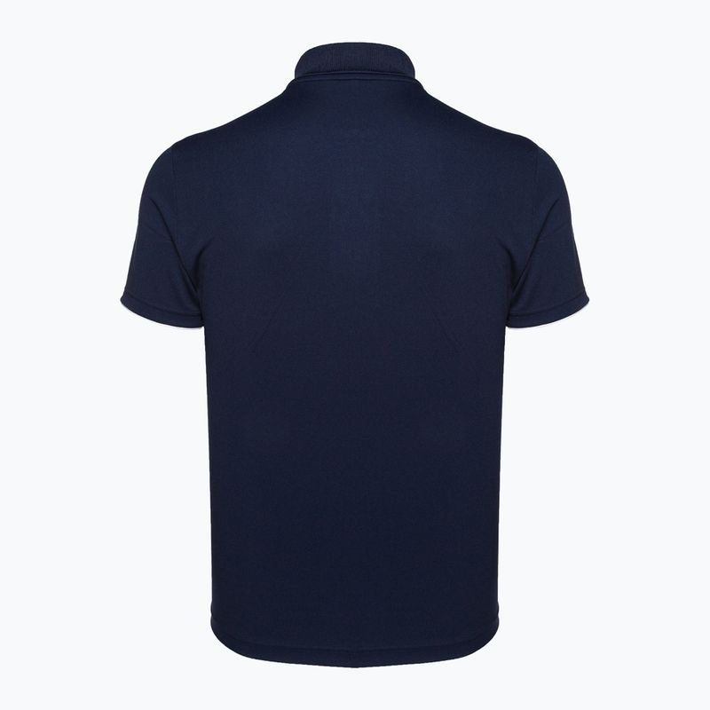 Koszulka polo męska Lacoste DH2094 navy blue/white 2