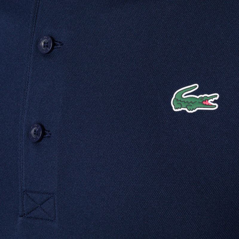 Koszulka polo męska Lacoste DH2094 navy blue/white 3