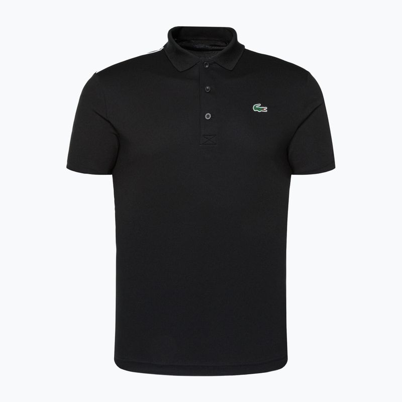 Koszulka polo męska Lacoste DH2094 black/white