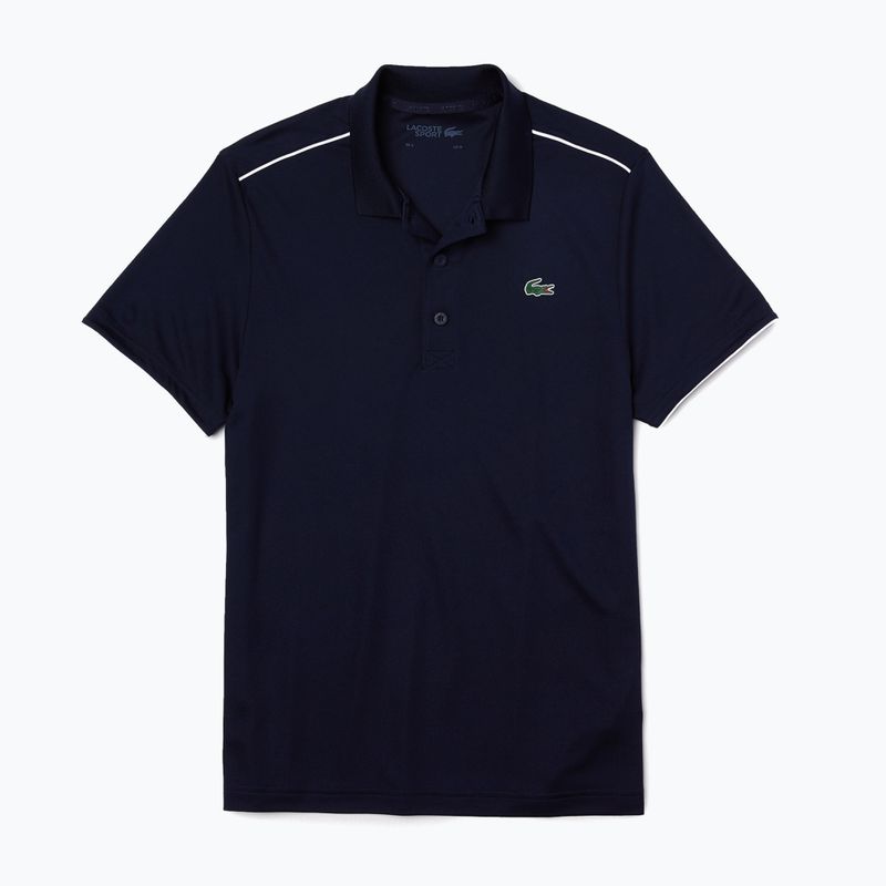 Koszulka polo męska Lacoste DH2094 navy blue/white 5
