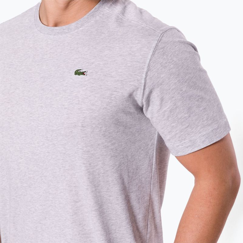 Koszulka męska Lacoste TH7618 silver chine 5