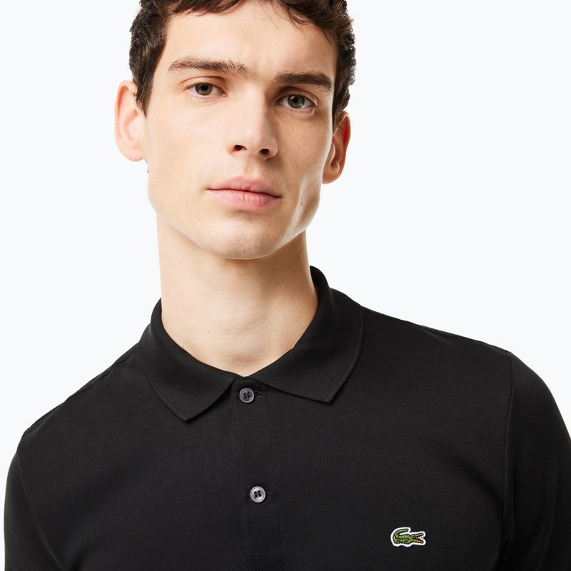 Koszulka polo męska Lacoste DH2050 black 4