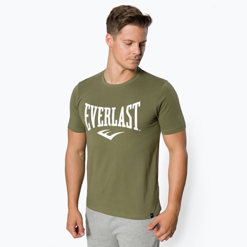 Koszulka treningowa męska Everlast Russel zielona 807580-60