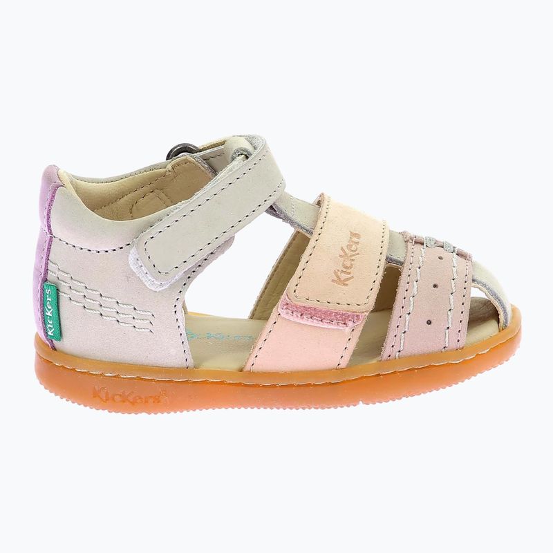 Sandały dziecięce Kickers Kick Bazar light pink/multicolor 2
