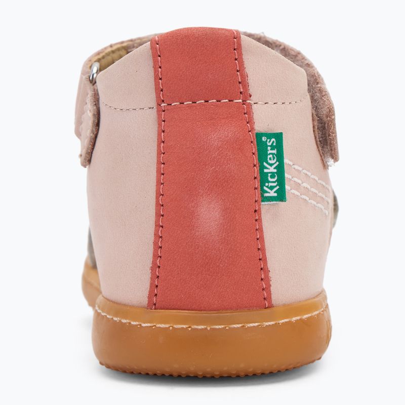 Sandały dziecięce Kickers Kick Bazar light pink/multicolor 6