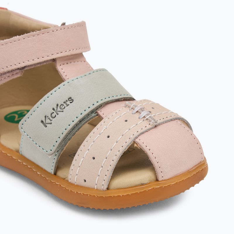 Sandały dziecięce Kickers Kick Bazar light pink/multicolor 7