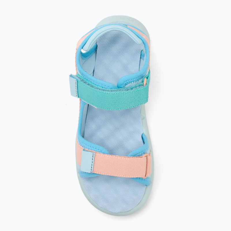 Sandały dziecięce Kickers Kickjune blue/coral pink/green 5
