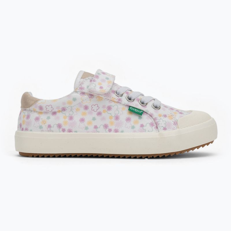 Trampki dziecięce Kickers Kickgoldi white/print festi summer 2