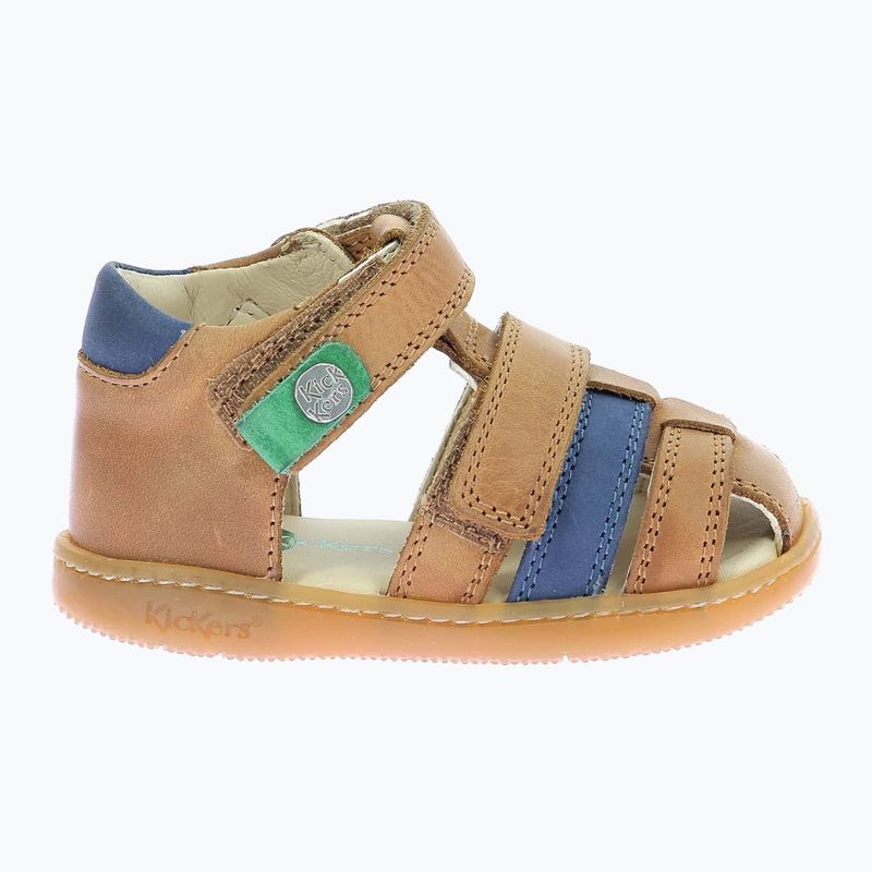 Sandały dziecięce Kickers Kick Pod camel/navy 2