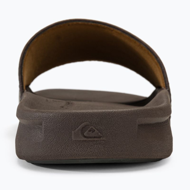 Klapki męskie Quiksilver Rivi Nubuck Slide brown 1 6