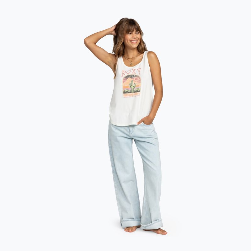 Koszulka damska ROXY Beach Angel Tank snow white 2