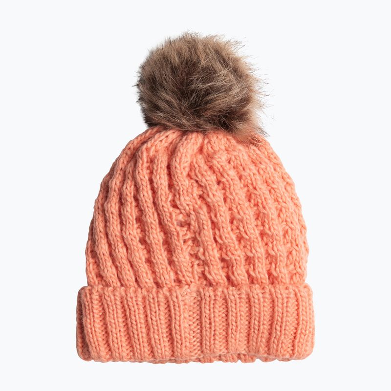 Czapka zimowa dziecięca ROXY Blizzard Girl peach pink 2