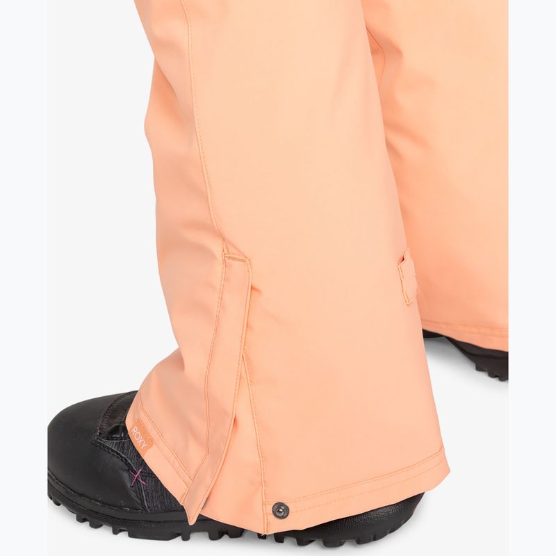 Spodnie snowboardowe damskie ROXY Backyard peach pink 6