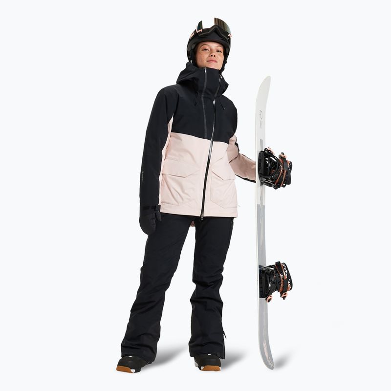 Kurtka snowboardowa damska ROXY Gore-Tex Stretch Purelines pink salt 2