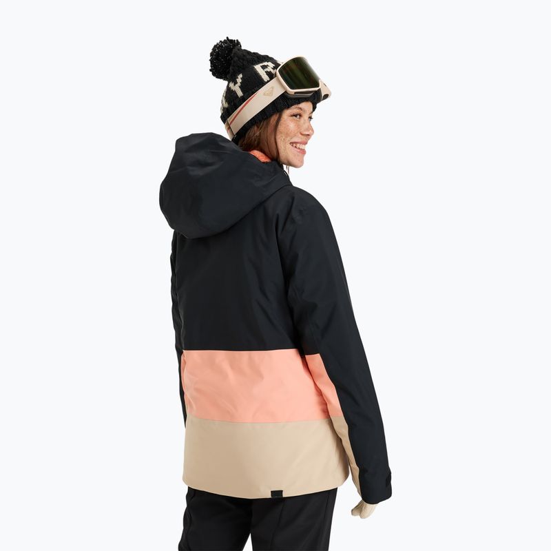 Kurtka snowboardowa damska ROXY Peakside true black 3