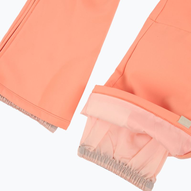 Spodnie snowboardowe damskie ROXY Summit Bib peach pink 11