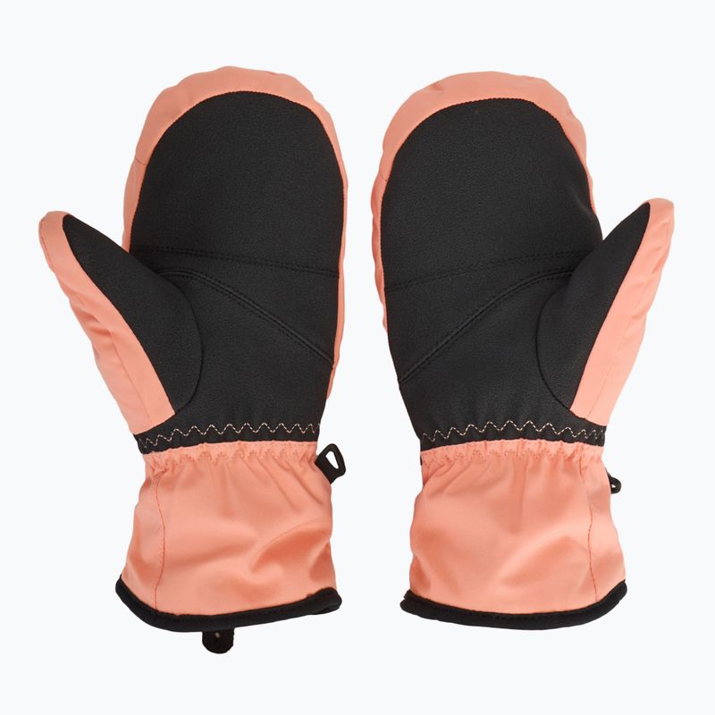 Rękawice snowboardowe dziecięce ROXY Roxy Jetty Girl Solid Mitt peach pink 2