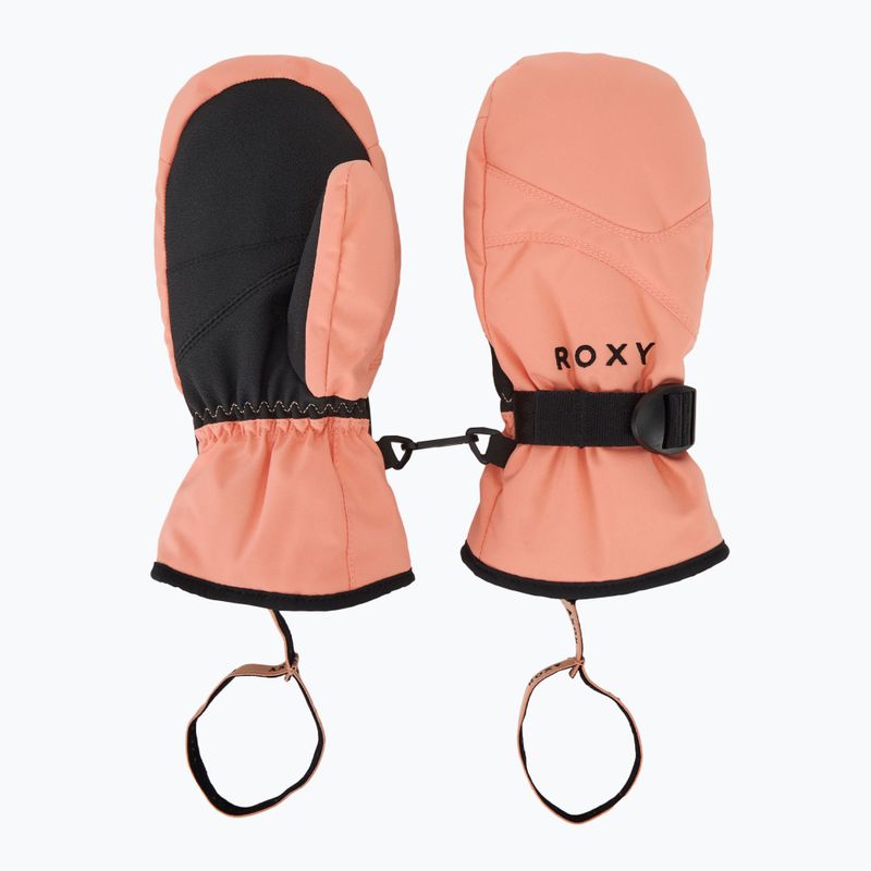 Rękawice snowboardowe dziecięce ROXY Roxy Jetty Girl Solid Mitt peach pink 5