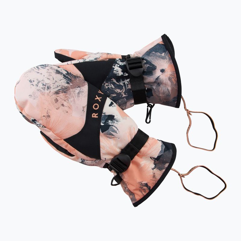 Rękawice snowboardowe damskie ROXY Jetty Mitt peach pink dreamy picture 6