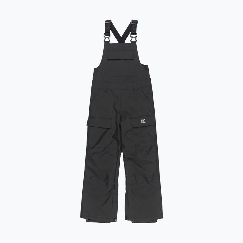 Spodnie snowboardowe dziecięce DC Roadblock Youth Bib black 5
