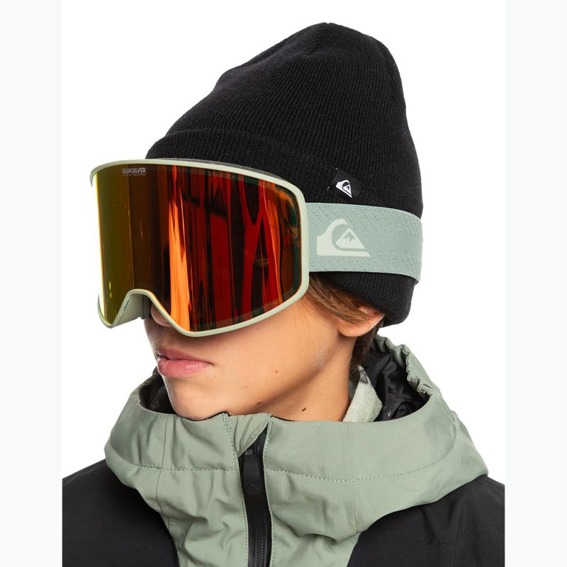 Gogle snowboardowe Quiksilver Storm sea spray/ red ml 5