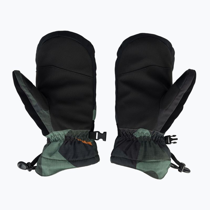 Rękawice snowboardowe dziecięce Quiksilver Mission Mitt puzzle camo sea spray 3