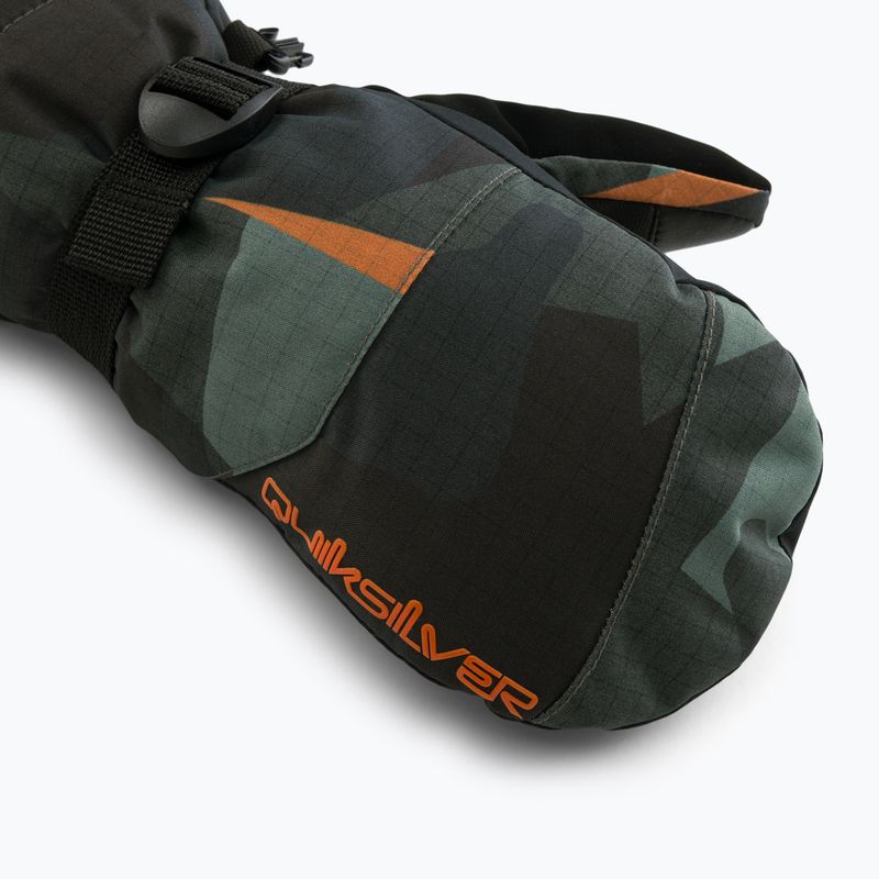 Rękawice snowboardowe dziecięce Quiksilver Mission Mitt puzzle camo sea spray 4