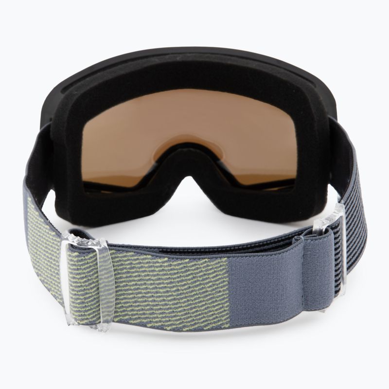 Gogle snowboardowe dziecięce Quiksilver Shredder Boy flint stone/blue ml 2