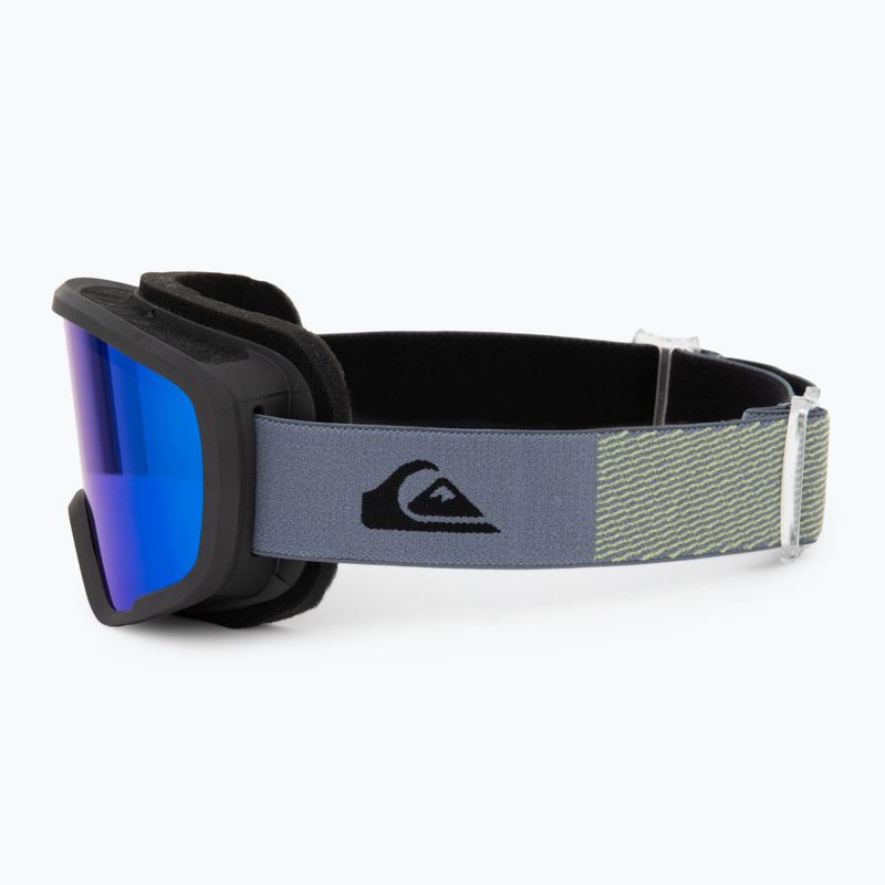 Gogle snowboardowe dziecięce Quiksilver Shredder Boy flint stone/blue ml 4