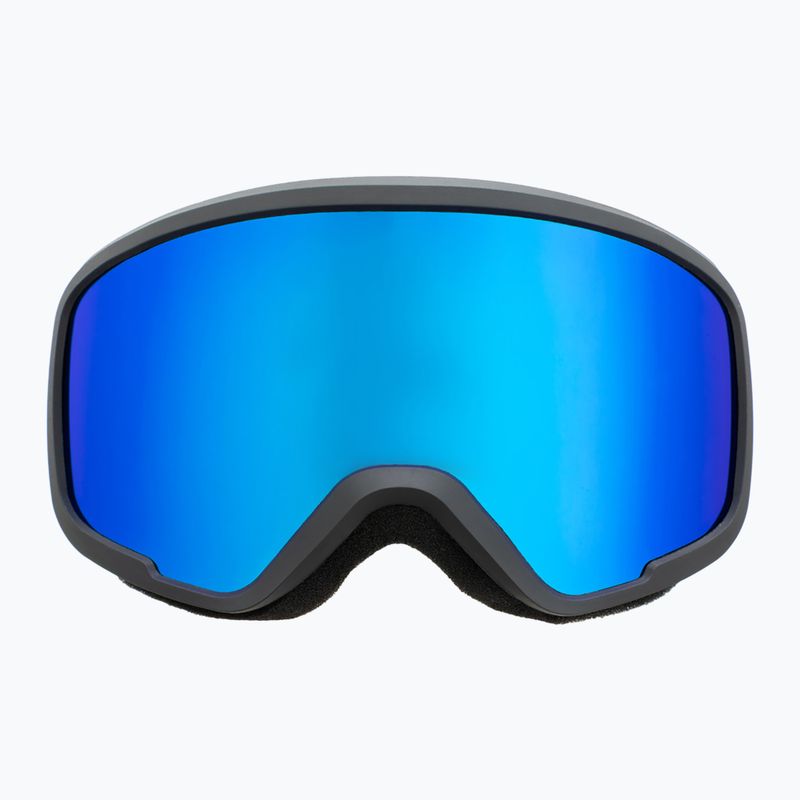 Gogle snowboardowe dziecięce Quiksilver Shredder Boy flint stone/blue ml 2