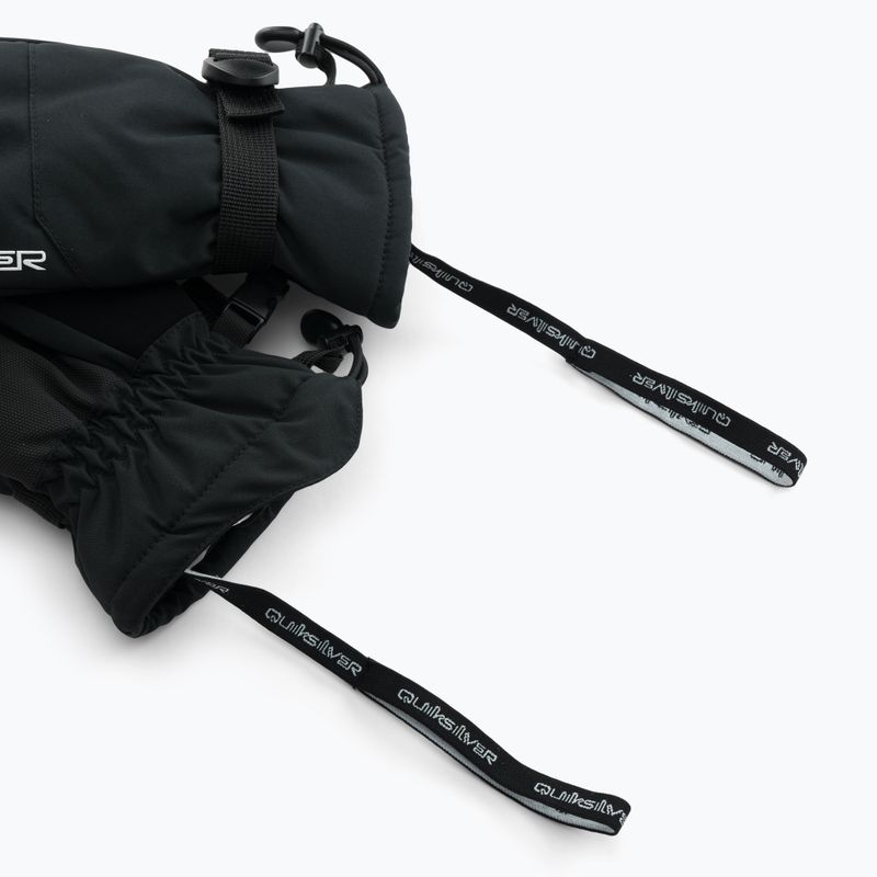 Rękawice snowboardowe dziecięce Quiksilver Mission Mitt true black 6