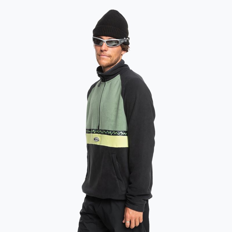 Bluza snowboardowa męska Quiksilver Champagne Powder Fleece true black 4