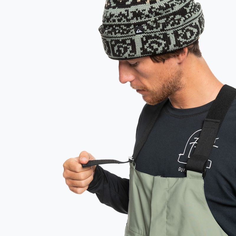 Spodnie snowboardowe męskie Quiksilver Utility Bib sea spray 4