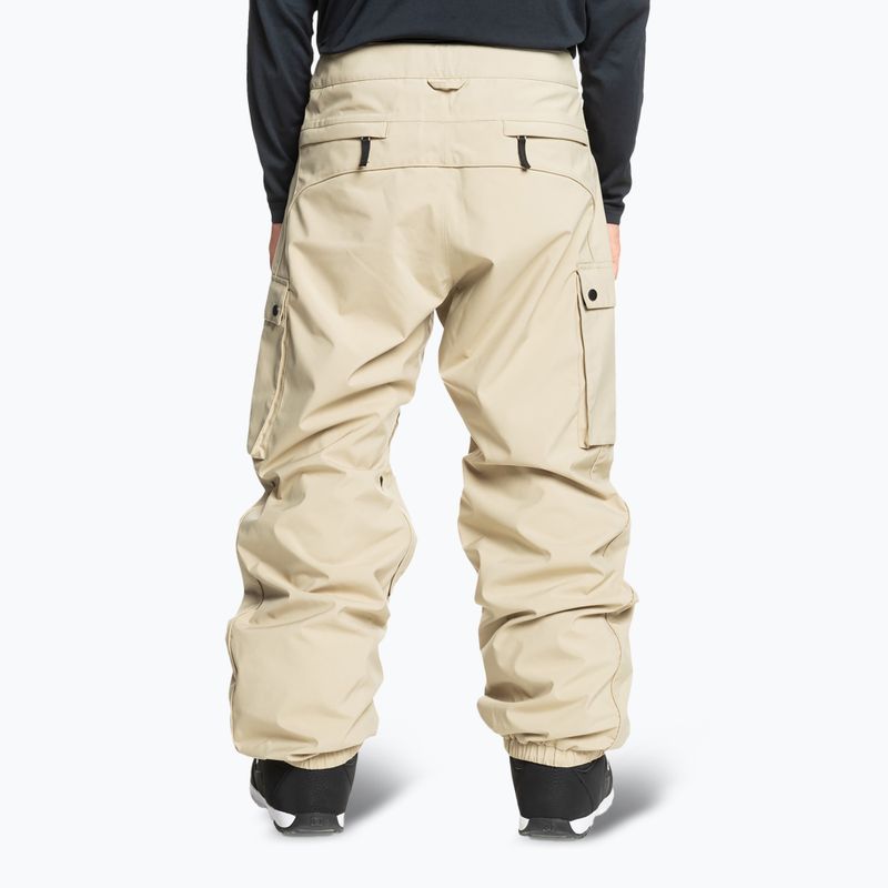 Spodnie snowboardowe męskie Quiksilver Snow Down Cargo twill 2